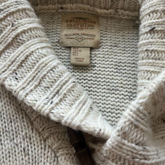Telluride Shawl Sweater Cardigan L - Picture 3 of 3